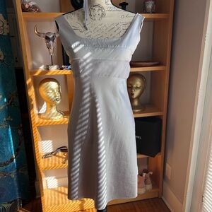 Bruno Duluc, size S, silver cocktail dress.